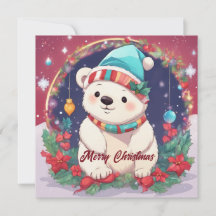 メリークリスマス白熊