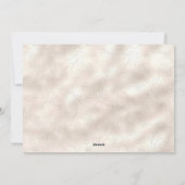 メリークリスマス白黒サンタスレイトナカイ シーズンカード (裏面)