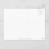 メリークリスマス白黒シャンパンフルート応援 シーズンポストカード (裏面)