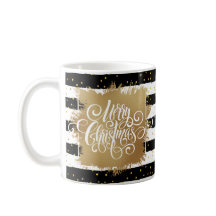 メリークリスマス白黒ストライプズ