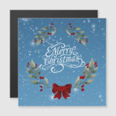 メリークリスマス磁気カード (正面/裏面)