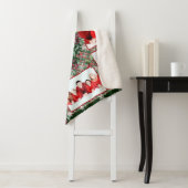 メリークリスマス祖父の家族の写真コラージュ シェルパブランケット (インサイチュ)