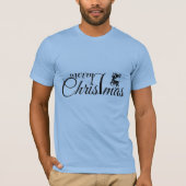 メリークリスマス祝：季節 Tシャツ (正面)