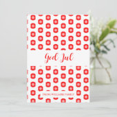 メリークリスマス神ジュルスカンジナビア様式レッド シーズンカード (スタンド正面)