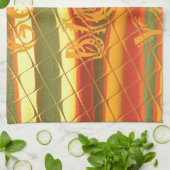 メリークリスマス神祝福あなた色デザイン キッチンタオル (折り畳み)