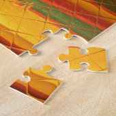 メリークリスマス神祝福あなた色デザイン ジグソーパズル (側面)