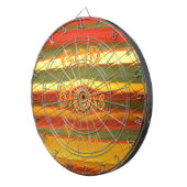 メリークリスマス神祝福あなた色デザイン ダーツボード (正面右)