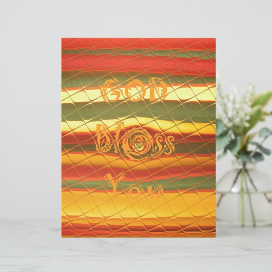 メリークリスマス神祝福あなた色デザイン レターヘッド (スタンド正面)