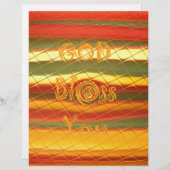 メリークリスマス神祝福あなた色デザイン レターヘッド (正面/裏面)