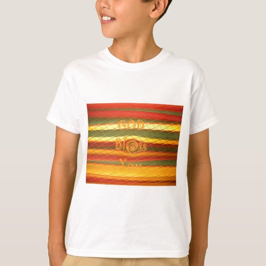 メリークリスマス神祝福あなた色デザイン Tシャツ (正面)