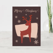 メリークリスマス私の小さな鹿 カード (正面)