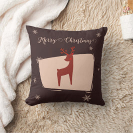 メリークリスマス私の小さな鹿 クッション