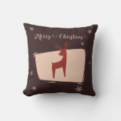メリークリスマス私の小さな鹿 クッション (正面)