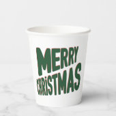 メリークリスマス紙カップ 紙コップ (裏面)
