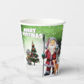メリークリスマス紙カップ 紙コップ (裏面)
