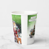 メリークリスマス紙カップ 紙コップ (左)