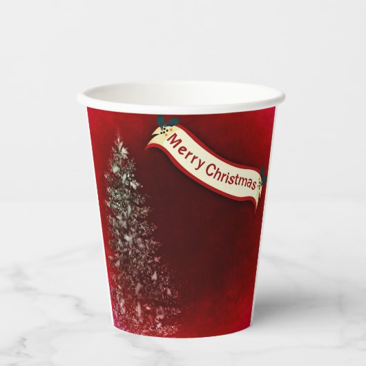 メリークリスマス紙カップ 紙コップ (正面)