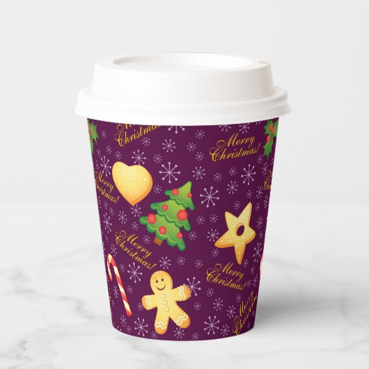 メリークリスマス紙カップ 紙コップ (正面)