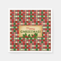 メリークリスマス紙ナプキンス