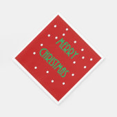 メリークリスマス紙ナプキンス スタンダードランチョンナプキン (角)