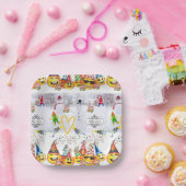 メリークリスマス紙プレートハッピーバースデー ペーパープレート (パーティー)