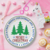 メリークリスマス紙プレート ペーパープレート (パーティー)