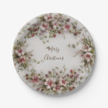 メリークリスマス紙プレート