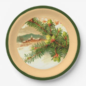 メリークリスマス紙プレート ペーパープレート (正面)