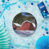 メリークリスマス紙プレート ペーパープレート (パーティー)