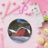 メリークリスマス紙プレート ペーパープレート (パーティー)