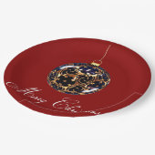 メリークリスマス紙プレート ペーパープレート (アングル)