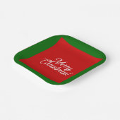 メリークリスマス紙プレート ペーパープレート (傾斜あり)