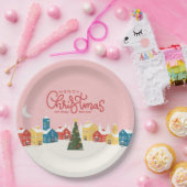 メリークリスマス紙プレート | ホリデーパーティー ペーパープレート (パーティー)