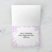 メリークリスマス素晴らし孫娘 カード (内部)