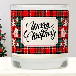 メリークリスマス素朴の格子模様