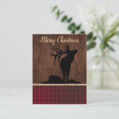メリークリスマス素朴エルク シーズンカード (スタンド正面)