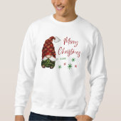 メリークリスマス素朴カントリー格言おもしろいホリデー スウェットシャツ (正面)
