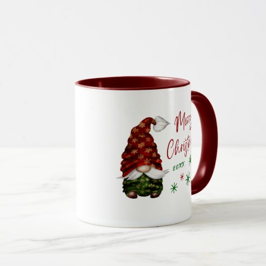メリークリスマス素朴カントリー格言おもしろいホリデー マグカップ (正面右)