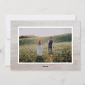 メリークリスマス素朴バラ金ゴールドスクリプト写真 シーズンカード (裏面)