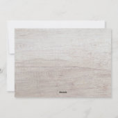 メリークリスマス素朴バラ金ゴールドスクリプト写真 シーズンカード (裏面)