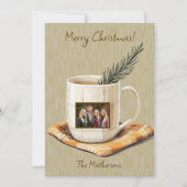 メリークリスマス素朴フォトマグフラットホリデーカード シーズンカード (正面)