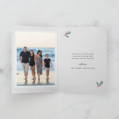 メリークリスマス素朴レッドトラックホリデーカード シーズンカード (内部)