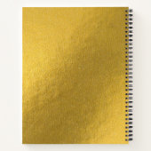 メリークリスマス素朴ヴィンテージレシピ料理本 ノートブック (裏面)