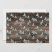 メリークリスマス素朴写真コラージュ家族 シーズンカード (裏面)