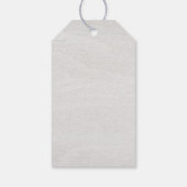 メリークリスマス素朴冬の緑の木科 ギフトタグ (裏面)