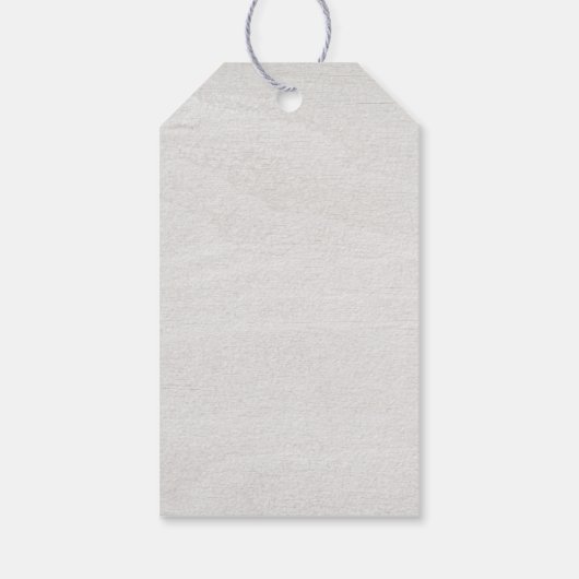 メリークリスマス素朴冬の緑の木科 ギフトタグ (裏面)