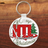 メリークリスマス組織技術者 キーホルダー (正面)