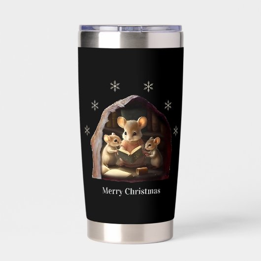 メリークリスマス絶縁タンブラー 保温保冷タンブラー (背面)