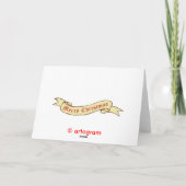 メリークリスマス縁どフローラフォトフレーム シーズンカード (裏面)