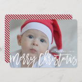 メリークリスマス脚本のフル写真 シーズンカード (正面/裏面)